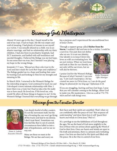 Womens Refuge August 2025 Newsletter
