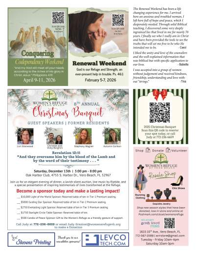 Womens Refuge December 2025 Newsletter2
