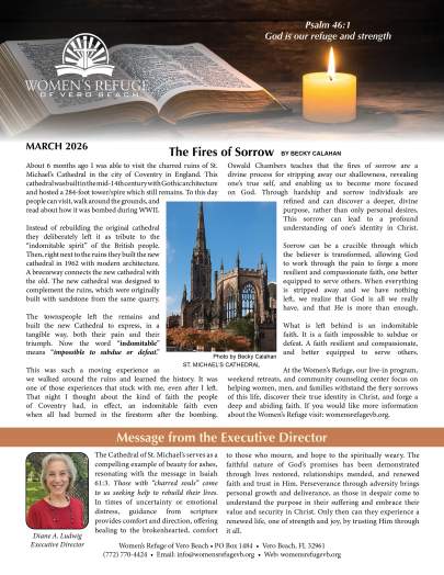 Womens Refuge March 2026 Newsletter